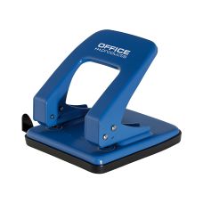 Dziurkacz biurowy OFFICE PRODUCTS do 40 kartek metalowy niebieski perforator A4