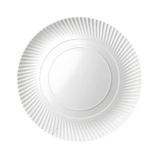 Talerz papierowy biały okrągły 32 cm 100 szt. do gastronomii i eventów