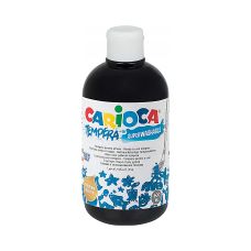 Farba Tempera Czarna CARIOCA Wodorozcieńczalna 500ml