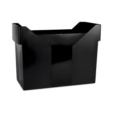 Mini archiwum plastikowe DONAU czarne na dokumenty A4