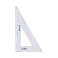 Ekierka geometryczna DONAU, 60 stopni, transparentna, 19 cm, 1 sztuka