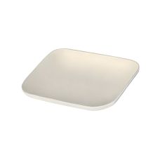 Talerzyki papierowe z trzciny cukrowej białe kwadratowe 6,5 x 6,5 cm 50 sztuk