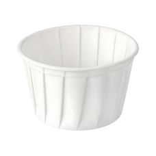 Miseczka papierowa na dressing 90 ml 6,3 x 5 cm biała 100 sztuk do cateringu