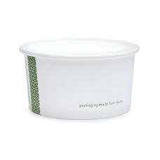 Pojemnik papierowy na zupy i desery 180 ml średnica 90 mm biały 50 sztuk
