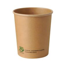 Kubek papierowy na zupę dwuwarstwowy biały pojemność 940ml śr. 115mm wys. 13cm 25 sztuk