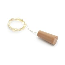 Lampki LED z Korkiem do Butelki Ciepłe Białe 197cm