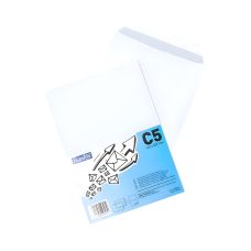 Koperta Bantex C5 HK biała, w folii