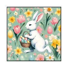 Serwetki 3-warstwowe bunny 33x33 cm 20 sztuk