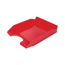 Szufladka na biurko OFFICE PRODUCTS polistyren i polipropylen format A4 czerwona