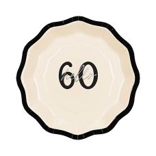 Talerzyki papierowe "Hello 60" mix 18 cm (6 szt.)