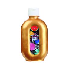 Farba plakatowa Keyroad metaliczna złota 300 ml butelka