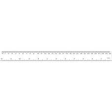 Linijka 30 cm Tetis Przezroczysta