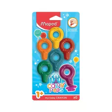 Kredki Plastikowe Color'Peps Baby Early Age 6 sztuk