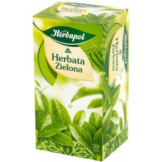 Herbata Zielona HERBAPOL w torebkach (20 sztuk x 2g)