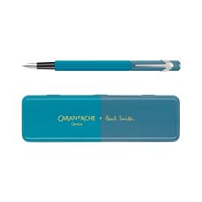 Pióro wieczne Paul Smith 849 Ed4 w pudełku stalówka F kolor Cyan/Steel
