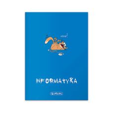 Zeszyt przedmiotowy A5 Informatyka Herlitz 60 kartek kratka 70g