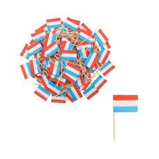 Wykałaczki bankietowe z flagą Holandii 8 cm 500 szt