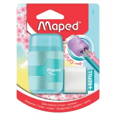 Temperówka z Gumką Connect Pastel 2 Otwory Blister