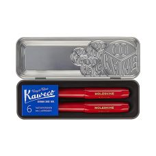 Zestaw prezentowy KAWECO x MOLESKINE, czerwony dla firm i biur