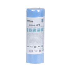 Ścierka z wiskozą 70% DONAU HOME rolka maxi 23x39cm 25 listków niebieska