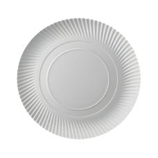 Talerz papierowy biały okrągły 32 cm 10 sztuk jednorazowych do gastronomii