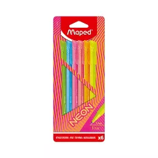Cienkopis Graph Peps Neon 6 kolorów 0,4 mm na blistrze kartonowym