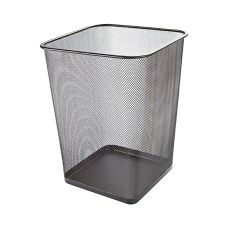 Kosz Na Śmieci Q-Connect Office Set, Metalowy, 18L, Czarny