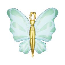 Balon Foliowy Motyl Miętowy 69x69 cm Dekoracyjny Eventy Firmowe