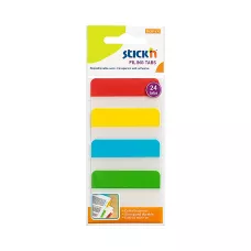 Zakładki Indeksujące Transparentne do Archiwizacji 38x51 mm 4 Kolory