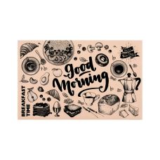 Podkładki papierowe Good Morning wzór poranny 24,5 x 38,5 cm 250 sztuk