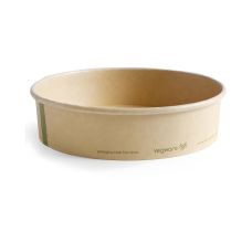 Miska papierowa sałatkowa z papieru kraft 750 ml średnica 185 mm 50 sztuk
