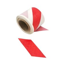 Taśma ostrzegawcza Smart 80mm x 100m biało-czerwona