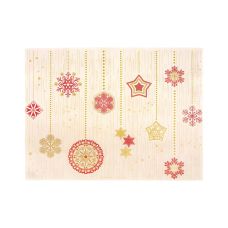 Podkładki papierowe Premium a'la len wzór Polaris 30 x 40 cm 200 sztuk