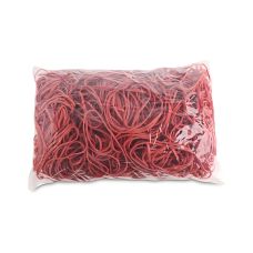 Gumki recepturki OFFICE PRODUCTS średnica 80mm grubość 1,5x3mm 60% kauczuku 1000g zgrzewka czerwone