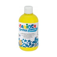 Farba Tempera Carioca Wodorozcieńczalna Żółta 500 ml