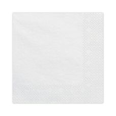 Serwetki papierowe białe 33x33 cm (20 sztuk)