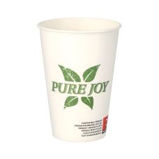 Kubek papierowy Pure Joy biały 250 ml średnica 73 mm opakowanie 50 szt.