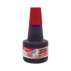 Tusz do pieczątek Office Products Czerwony 30 ml KF25108