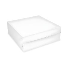 Pudełka na tort kartonowe białe 20 x 20 x 10 cm 50 sztuk do gastronomii