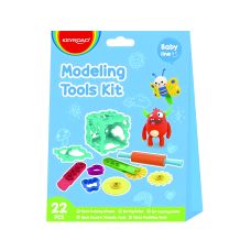 Zestaw do modeliny KEYROAD z akcesoriami, nóż, wałek, szablony, pudełko