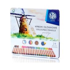 Kredki ołówkowe Prestige zestaw 24 kolory w pudełku kartonowym