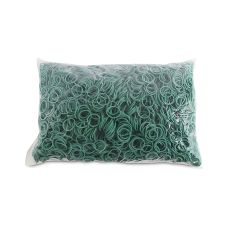 Gumki recepturki OFFICE PRODUCTS średnica 20mm grubość 1,5x1,5mm 60% kauczuku zielone 1000g zgrzewka