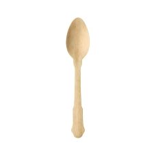 Łyżeczki drewniane z wzorem Vintage 12 cm 50 sztuk