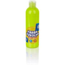Farba Plakatowa Szkolna 250ml Fluorescencyjna Cytrynowa Żółta ASTRA
