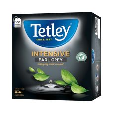 Herbata czarna Earl Grey TETLEY Intensive aromatyczna 100 torebek filtrujących