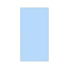 Przekładki Donau, Karton, 1/3 A4, 235X105Mm, 100Szt., Niebieskie