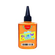 Klej w płynie KEYROAD kolorowy zmywalny do papieru i kartonu 90g display 12 sztuk