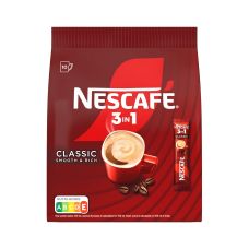Kawa rozpuszczalna Nescafe 3in1 Classic w praktycznej torbie 170g do gastronomii