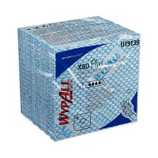 Czyściwo składane WypAll X80 Plus Critical Clean włókninowe niebieskie 30 szt.