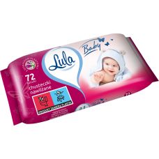 Chusteczki higieniczne nawilżane LULA z alantoiną (72 szt.)
